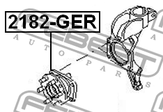 Ступица 2182-GER 2182-GER FEBEST