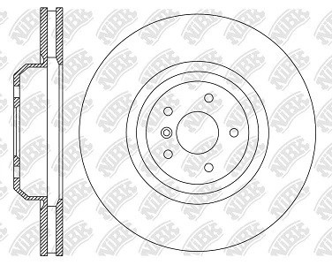 Диск тормозной BMW 5 (G30) передний (1шт.) NIBK RN2263 NIBK