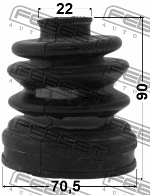 Пыльник ШРУСа HYUNDAI Santa Fe (09-) внутреннего комплект FEBEST 1215-CM10R FEBEST