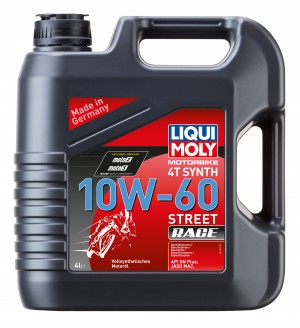 LiquiMoly 10W60 Motorbike 4T Synth Street Race (4L) масло моторное! для мотоц.си 1687 LIQUI MOLY