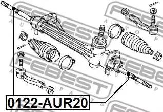 Тяга рулевая 0122-AUR20 0122AUR20 FEBEST
