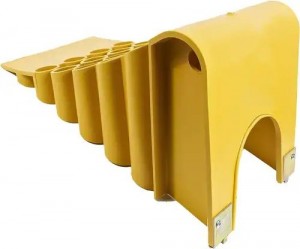 упор! пластиковый ширина 200мм цвет желтый BRX0090001 BRIX