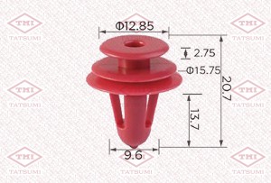 Клипса автомобильная [упаковка 10 штук] TOYOTA TJB1070 TJB1070 TATSUMI