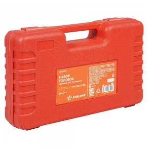 Набор головок торцевых 3/4" 24-26мм L=56мм ударных глубоких 10 предметов в кейсе ATAS074 AIRLINE