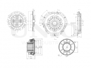 Комплект сцепления с подшипником CLT-20080 UNIO