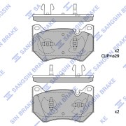 Колодки тормозные AUDI Q5 (1LH) 16- передние SP4518 SP4518 SANGSIN
