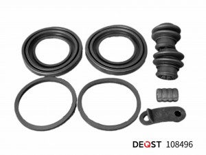 РЕМКОМПЛЕКТ ТОРМОЗНОГО СУППОРТА ПЕРЕДНЕГО (ДЛЯ ПОРШНЯ O 46 MM, СУППОРТ KASCO). П 108496 DEQST