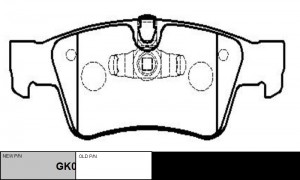 Колодки тормозные MERCEDES-BENZ G-class 2012 ~ / GL 2006 ~ 2010 / ML 2007 ~ 2012 GK0080 CTR