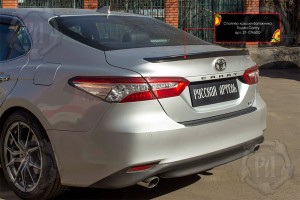 ST074600 спойлер на крышку багажника Toyota Camry XV70 2017-2021 глянец под покр ST074600 RUSSKAYA ARTEL