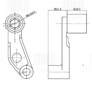 Ролик ГРМ Skoda Octavia (96-) 1.4i (опор.) (CM 6191) CM 6191 TRIALLI