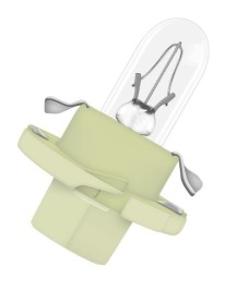 Лампа 12V 2W BAX8.4d зеленый патрон OSRAM 2352 MFX6 OSRAM