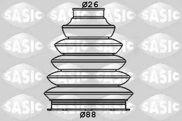 Пыльник ШРУСа AUDI A3 I-II/VW GOLF III-VII/PASSAT III-VII 1.6-1.9TDI 96-03 19060 1906074 SASIC