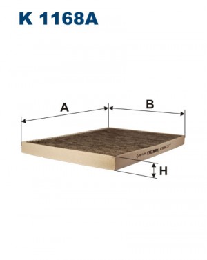 фильтр салона! угольный 308x235x23\ Chrysler Voyager III/IV all 95-08 K1168A FILTRON