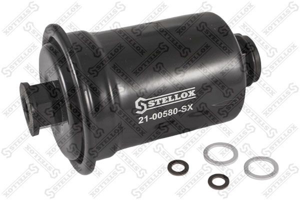 фильтр топливный!\ Mitsubishi Galant 2.0 84-92, Kia Clarus 1.8i/2.0i 16V 96> 21-00580-SX STELLOX