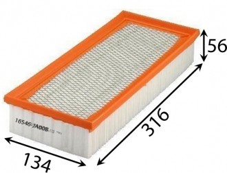 Фильтр воздушный NISSAN MURANO Z51 2.5i 08-15, TEANA J32 2.5i 08-13 A22017 A22017 AZUMI