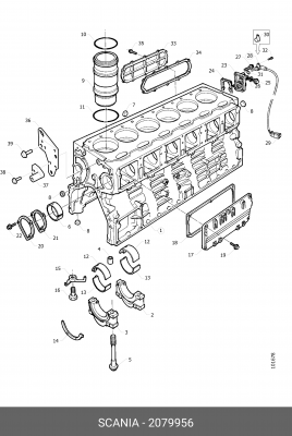 Вкладыши 2079956 SCANIA