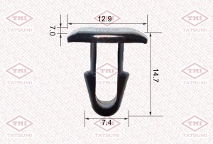 Клипса автомобильная [упаковка 10 штук] TOYOTA TJB1072 TJB1072 TATSUMI