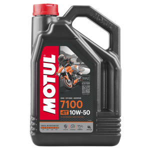 Масло моторное для 4-х тактных двигателей MOTUL 7100 ESTER 4T 10W50 синт.4л 104098 MOTUL