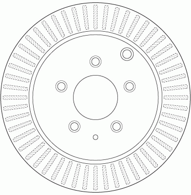Диск тормозной задний MAZDA CX-7 2.3MZR DISI DF6385 DF6385 TRW