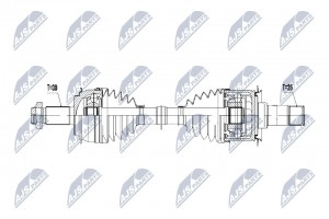 приводной вал задний!\ MB Vito 03> NPWME072 NTY