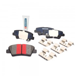 Торм. колодки дисковые задн. PLUS Hyundai Solaris I 10- Kia Rio III 11- Optima I M2624934P MARSHALL