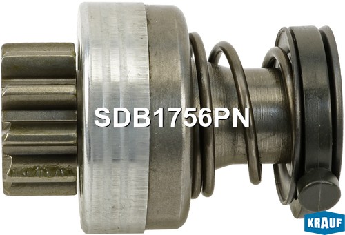 Привод стартера DAF IVECO RENAULT z=10 (бендикс) KRAUF SDB1756PN KRAUF