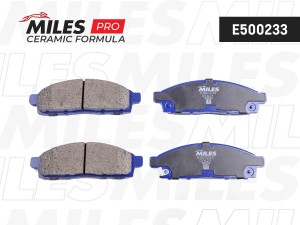 Колодки тормозные передние (Смесь CERAMIC серия PRO) MITSUBISHI PAJERO SPORT/MON E500233 MILES