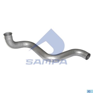 Труба глушителя приемная RVI Premium 079,161 SAMPA