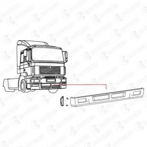 спойлер !правая часть\ MAN F2000 M2098 COVIND