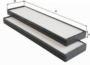 Фильтр салона AG3652KCF AG 365 2K CF GOODWILL