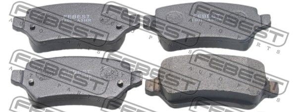 Колодки задние 1801-ASHR 1801-ASHR FEBEST