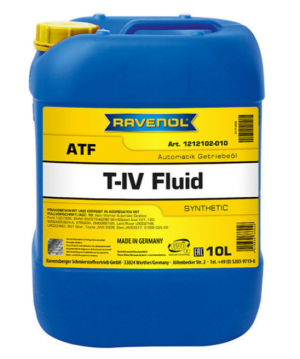 Трансмиссионное масло RAVENOL ATF T-IV Fluid 10л (121210201001999) 4014835733046 4014835733046 RAVENOL