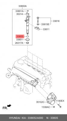 GETZ (2002-2010)/IX35/TUCSON (2010>) DIESEL 338052A000 HYUNDAI KIA