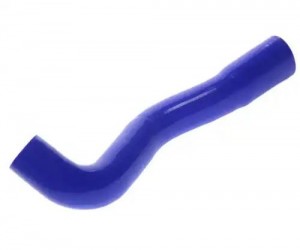 Патрубок ГАЗель Next дв.CUMMINS 2.8 радиатора верхний синий силикон MEGAPOWER 13016156 MEGA POWER