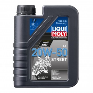 7632 LiquiMoly Мин. мот.масло д/4-т.мотоц. Motorbike 4T Street 20W-50 SN Plus MA 7632 LIQUI MOLY