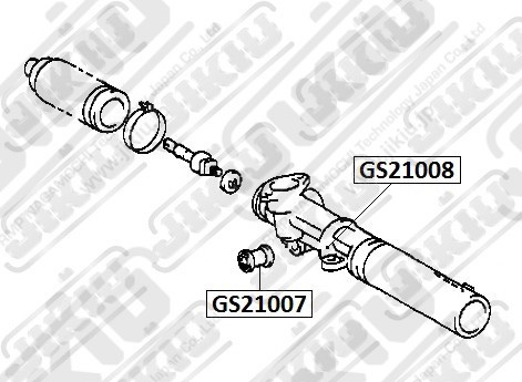 Втулка рулевой рейки TOYOTA HILUX SURF 95-02, LAND CRUISER PRADO 90 96-08 GS2100 GS21007 JIKIU