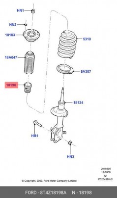 Подшипник EXPLORER 11- 8T4Z-18198-A FORD