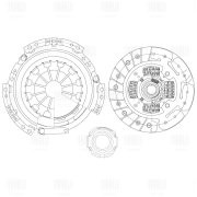Сцепление в сборе Chery IndiS S18D (11-) 1.3i (дв. SQR473F) (с мех.муфт) (FR 270 FR2707 TRIALLI