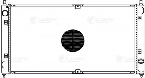 Радиатор охл. для а м Chery Amulet (A15) (03-) 1.6i (LRc 3011) LRC 3011 LUZAR