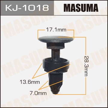 Пистон обивки универсальный MASUMA KJ1018 MASUMA