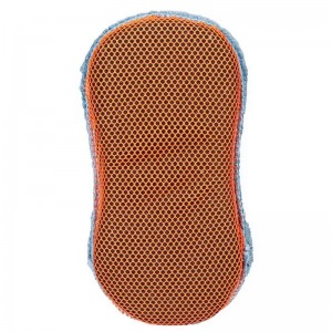 Губка для мытья из микрофибры и коралловой ткани (24*11см) AB-K-02 AB-K-02 AIRLINE