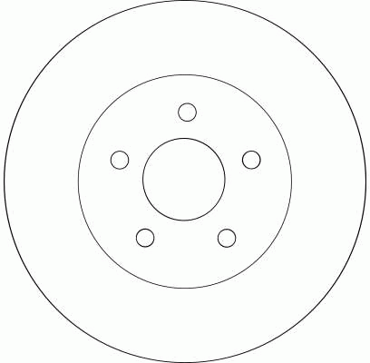 Диск тормозной FORD Mondeo 3 (00-) JAGUAR X-Type (01-) задний (1шт.) TRW DF4218 TRW