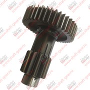 Вал промежуточный демультипликатора (короткий) КПП 5S-150GP, 8JS, XCMG, Howo JS125T1707047 SHAFT
