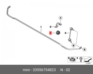 COOPER (2000>) 33 55 6 754 823 BMW