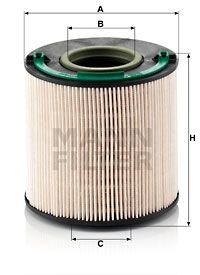VW TOUAREG (2002>) PU 1040 X MANN FILTER