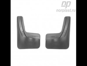 Брызговик KIA Rio седан (11-15) задний комплект 2шт. NORPLAST NPL-BR-43-50B NORPLAST