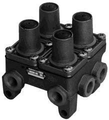 Клапан MERCEDES защитный 4-х контурный (5 выходов M22х1.5) WABCO 9347022607 WABCO