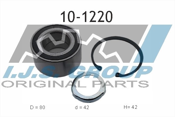 к-кт подшипника ступ. зад!\ BMW E28/E34/E23/E32 all 81-97 101220 IJS GROUP