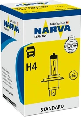 Лампа 24V H4 75/70W P43t-38 Standard NARVA 488923000 NARVA