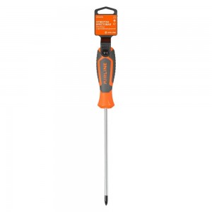 Отвертка крестовая PZ1x150мм с эргономичной рукояткой магнитная, пласт.подвес (A ATAV515 AIRLINE